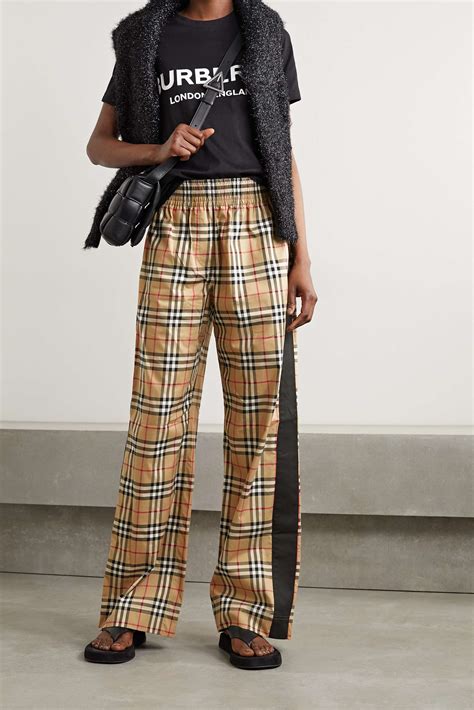 burberry pants girls|Burberry wide leg pants.